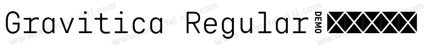 Gravitica Regular字体转换